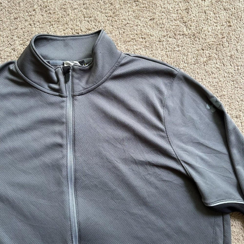 Under Armour Jacket Men's 2XL Full Zip Mock Neck Long Sleeve Sweater - Picture 5 of 14